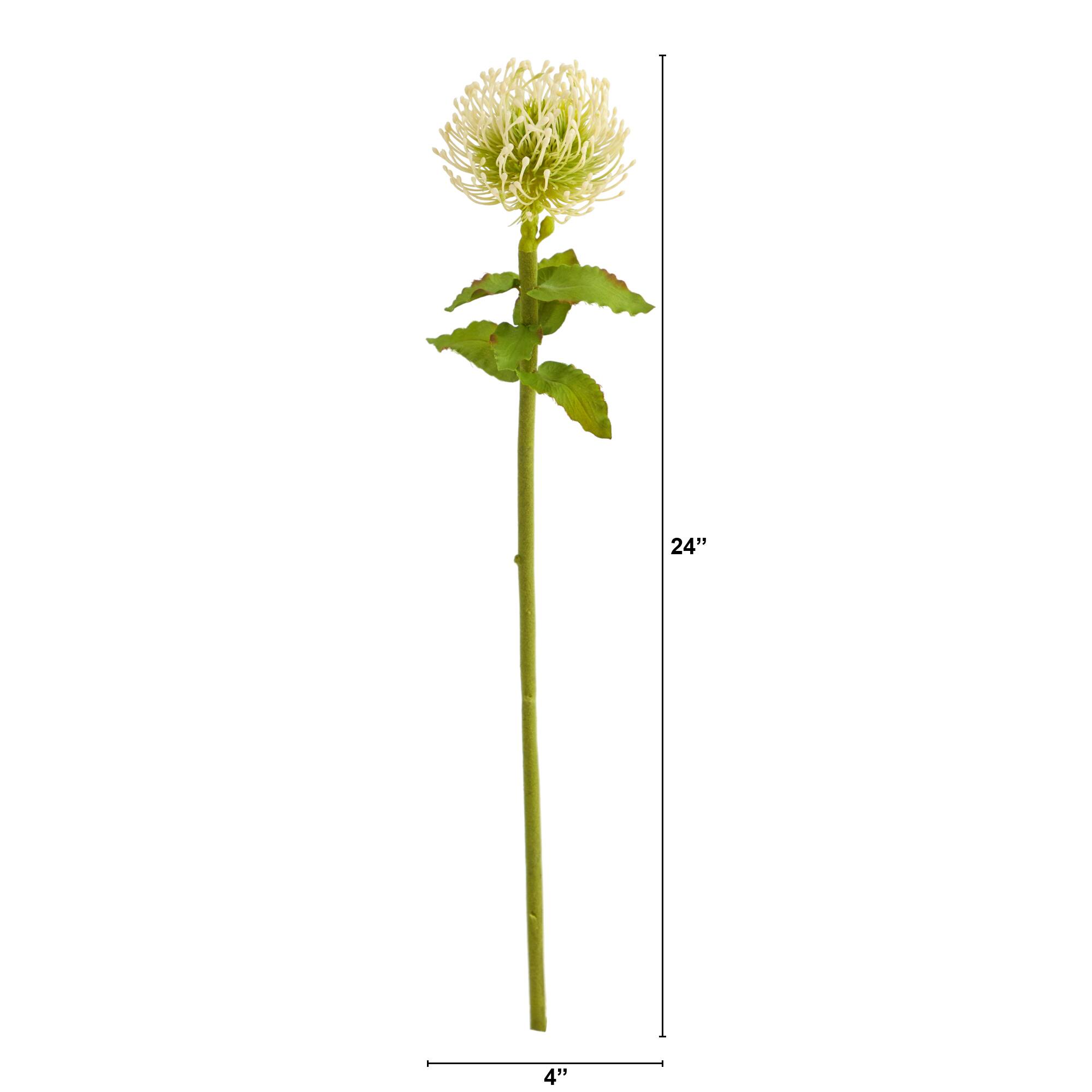 Pincushion Artificial Flower Stem, 6ct.